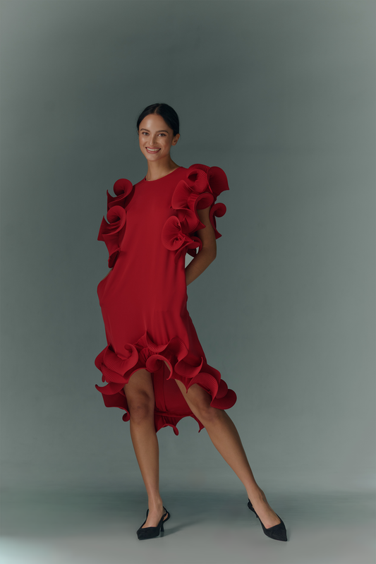 Curly-Q Dress