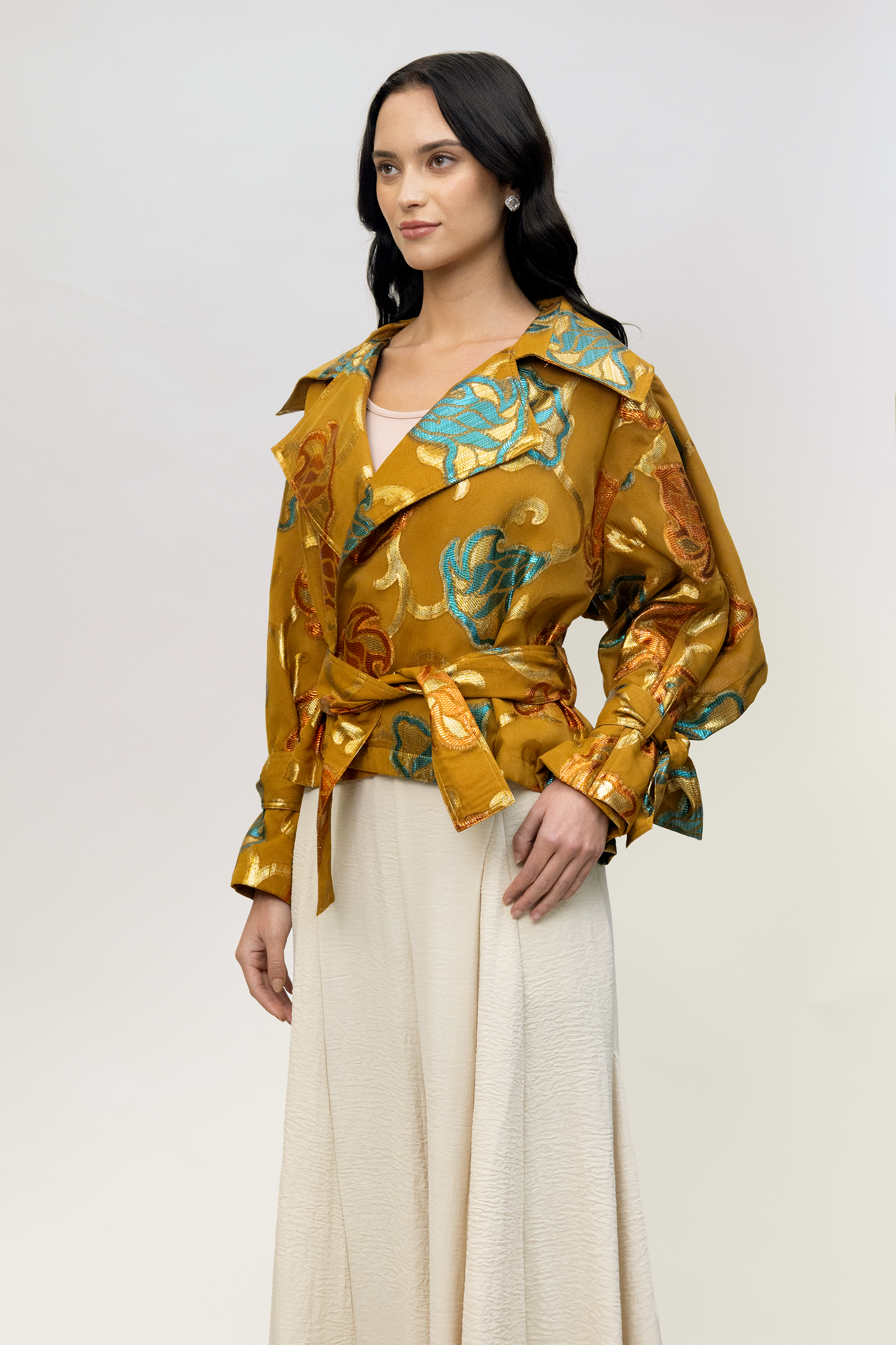 Havel Cropped Trench Coat
