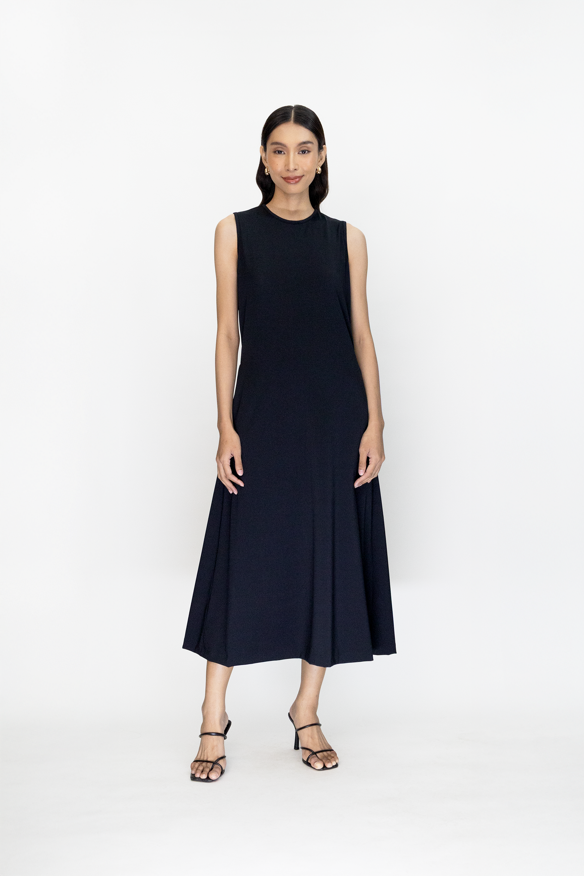 georgine midi dress Georgina Chiffon Midi Dress / Burnt Rose | MESHKI