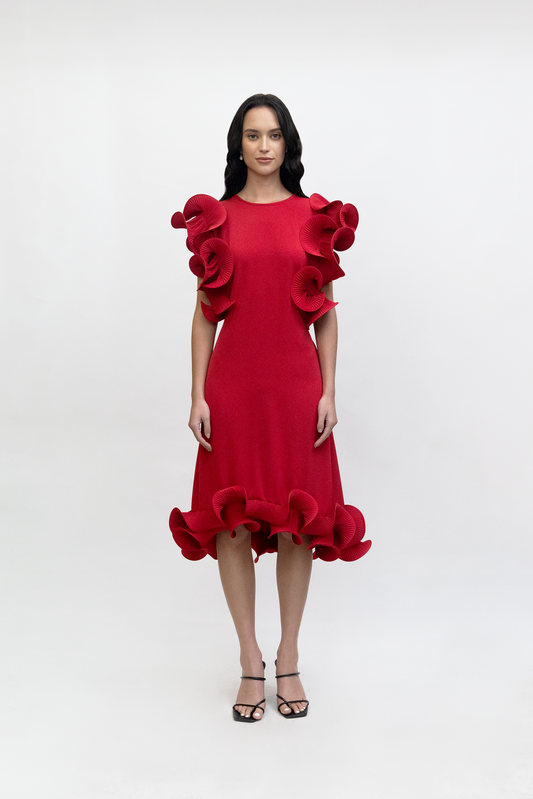 Curly-Q Dress