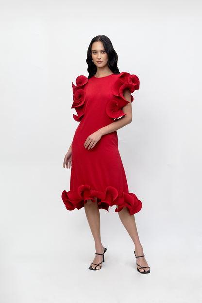 Curly-Q Dress